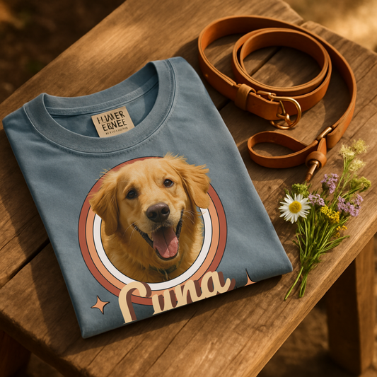 Custom Vintage Pet Unisex T-Shirt