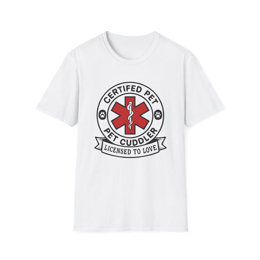 Certified Pet Cuddler T-Shirt